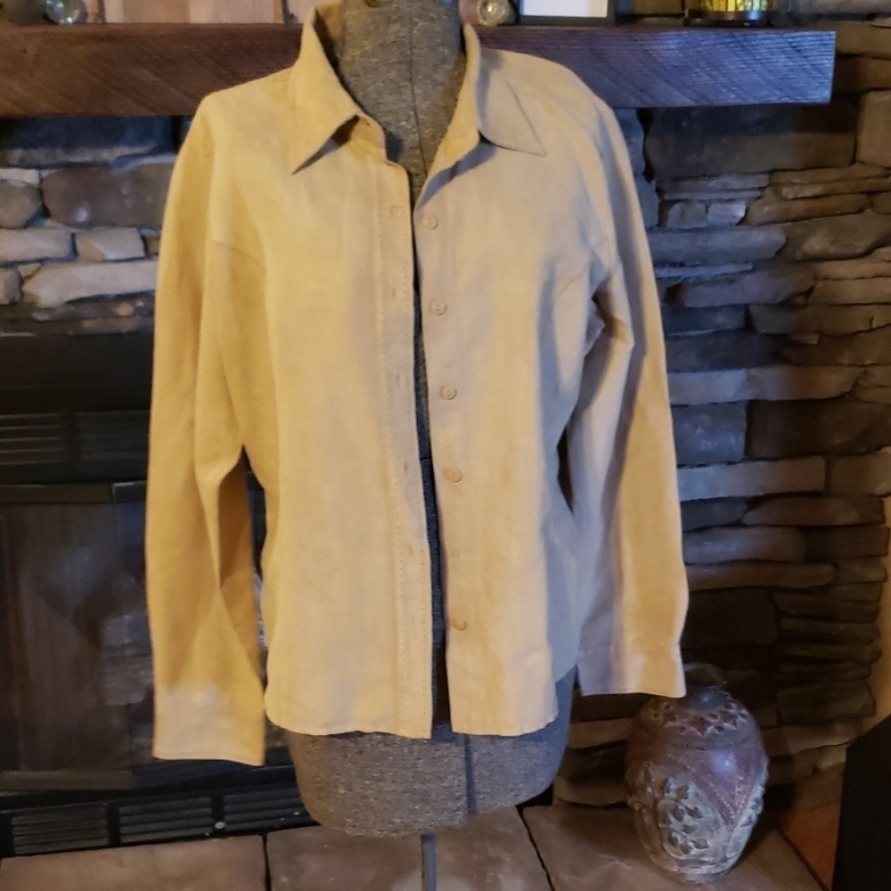 Lemon Grass Button Down Blouse - image 1